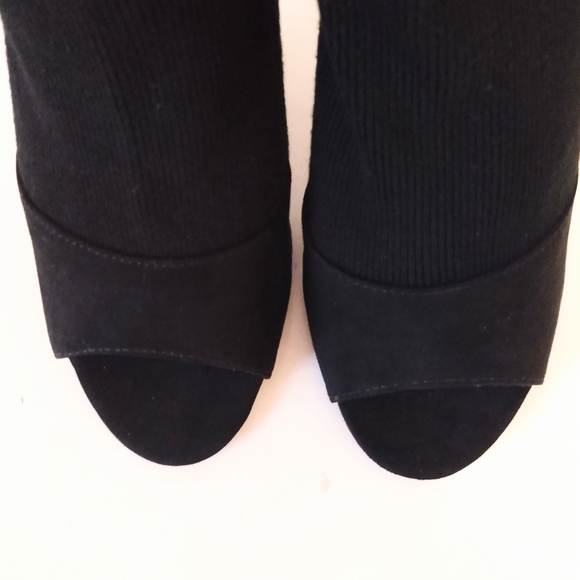 Qupid Black White 4 1/4"  Heel Boots sz 8  NWT - Picture 6 of 9